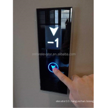 Glass Black Acrylic Material Elevator COP LOP Elevator Touch COP LOP